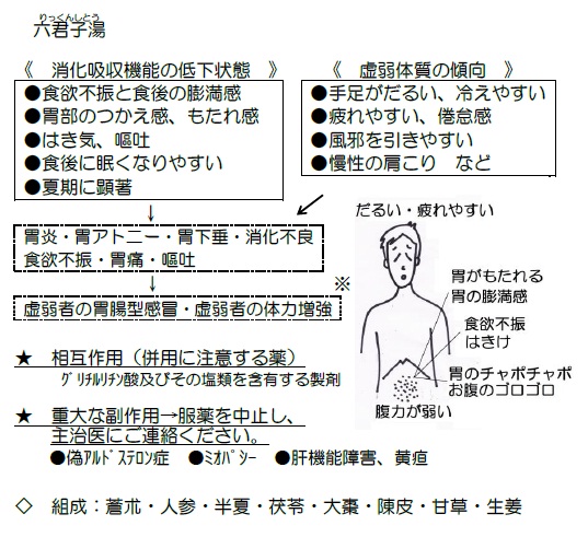 六君子湯 わたしは漢方 経絡派